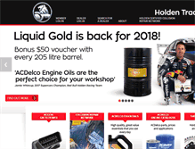 Tablet Screenshot of holdentradeclub.com.au